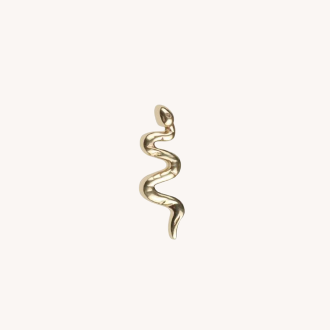 Snake piercing 14K