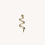 Snake piercing 14K