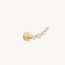 J&Co. Curve Diamond Piercing 14K