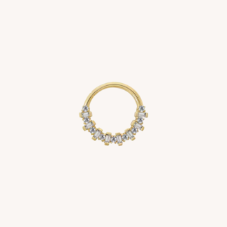 Dear Diary Bejeweled Click Ring 14K