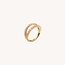 Dear Diary Double Trouble Click Ring 14K