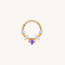 Dear Diary Violet Click Ring Titanium
