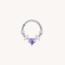 Violet Click Ring Titanium