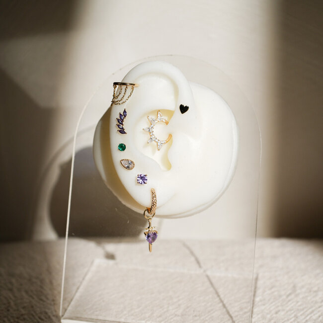 Fangirl Pink Piercing 14K