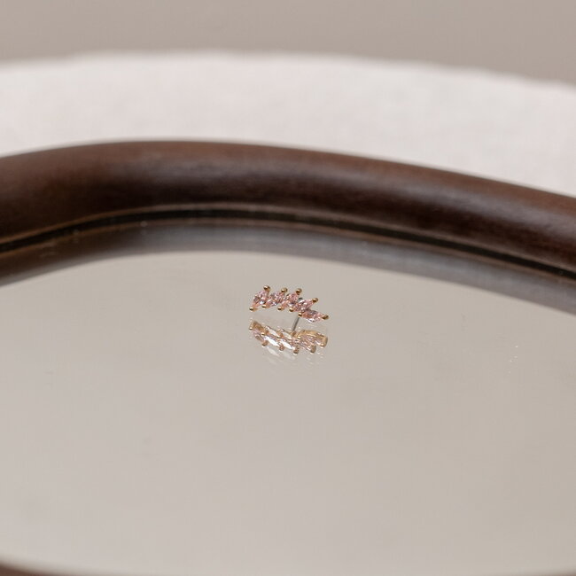 Fangirl Pink Piercing 14K