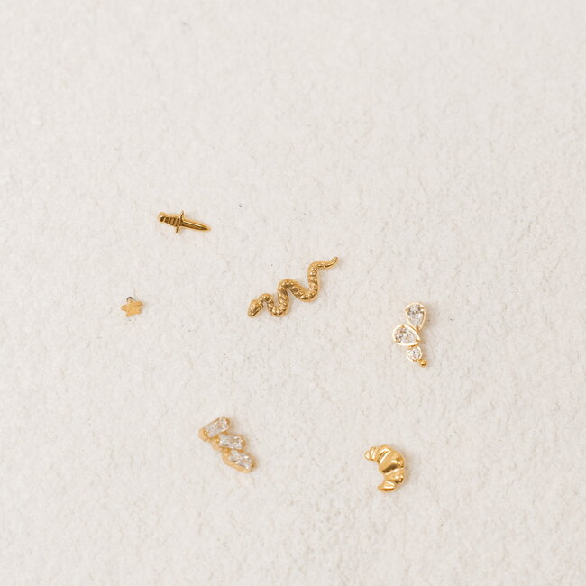 French Twist Piercing Titanium