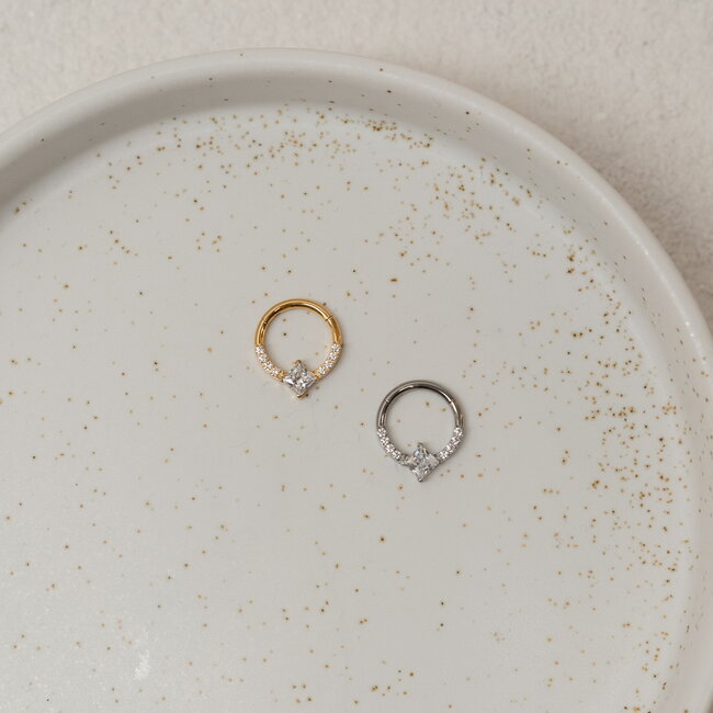 Aurora Click Ring Titanium