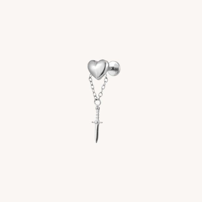 Heartblade Piercing Titanium