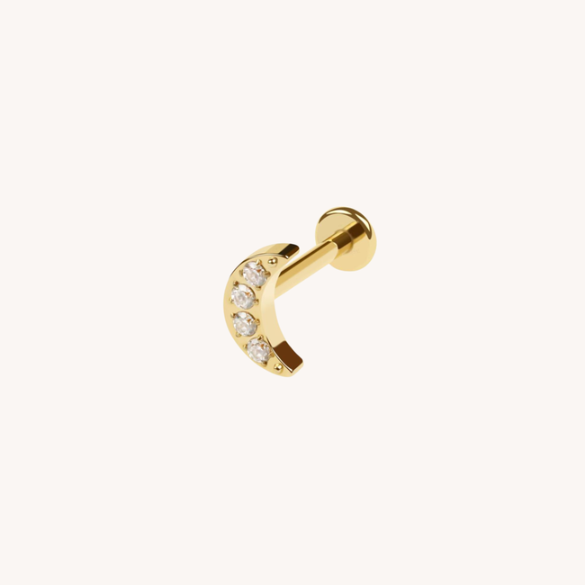 Moonstone Piercing Titanium