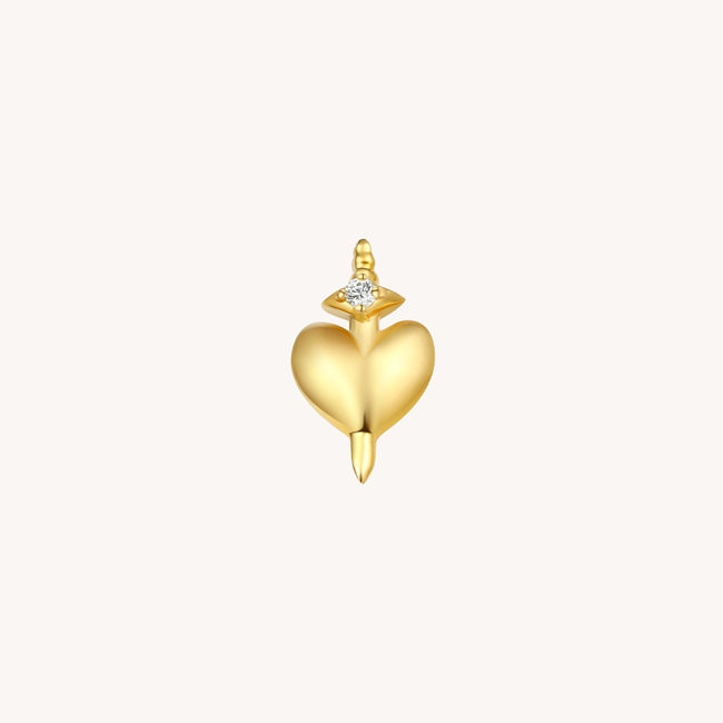 Cupid's Strike Piercing 14K