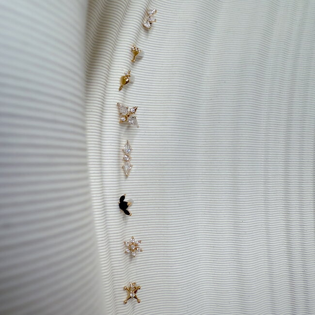 Black Lotus Piercing 14K