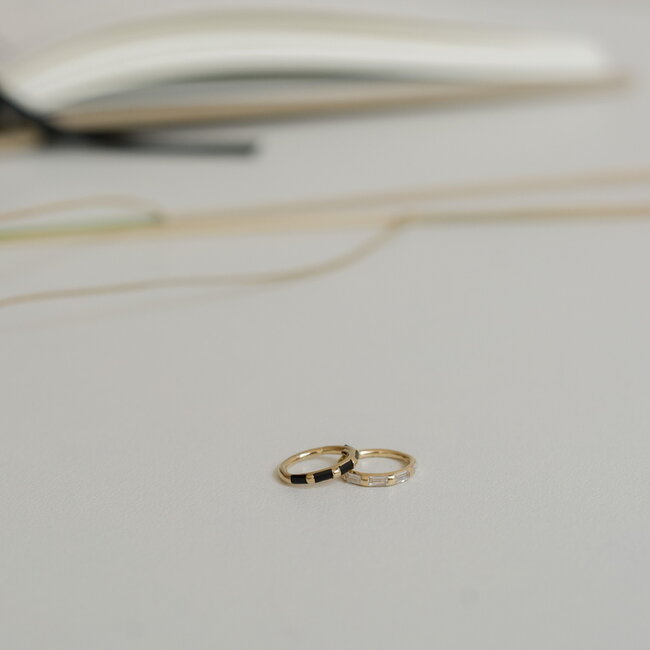 Olive Click Ring 14K