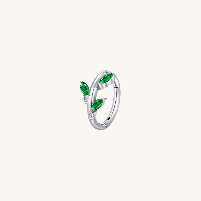 Jade Click Ring Titanium