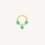 Dear Diary Verde Click Ring Titanium
