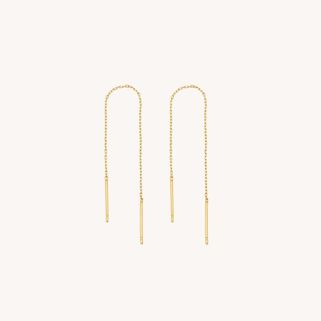 Minimal Ear Threader 14K