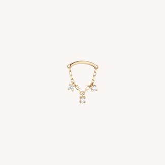 Ember Celeste Hidden Helix Piercing 14K