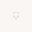 Celeste Hidden Helix Piercing 14K