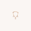 Celeste Hidden Helix Piercing 14K