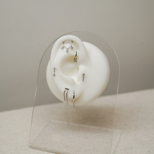 Celeste Hidden Helix Piercing 14K