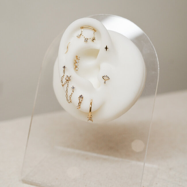 Horizon Piercing 14K