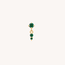 Ember Emerald Green High Noon Piercing 14K