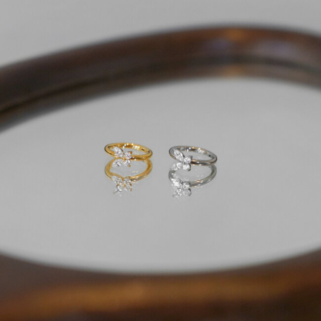 Not Your Butterfly Click Ring Titanium