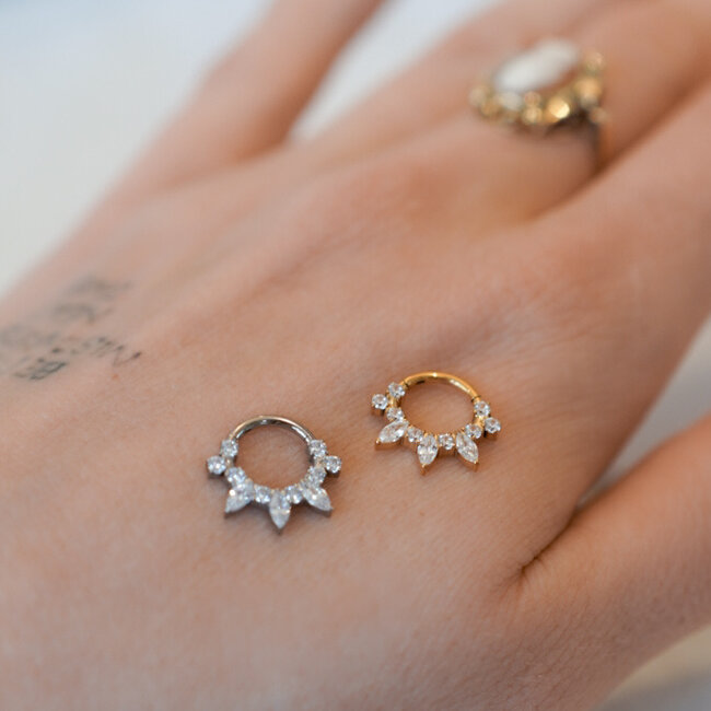 Pixie Click Ring Titanium