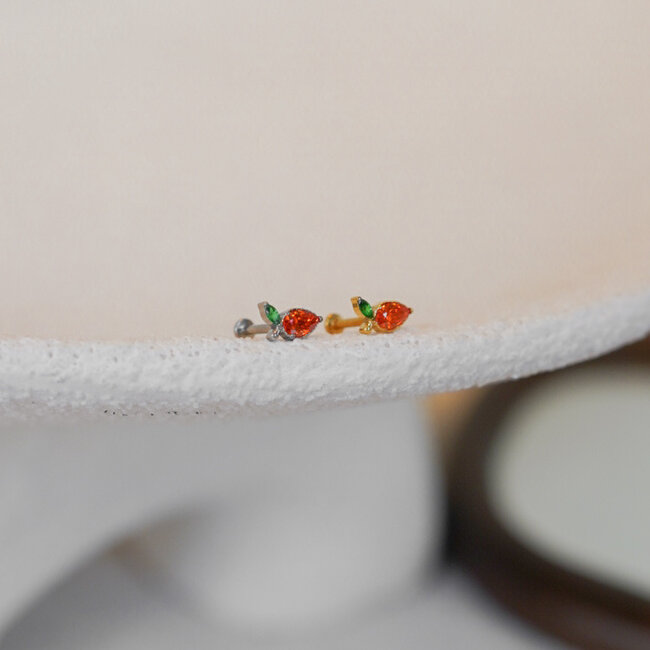 Strawberry Glaze Piercing Titanium