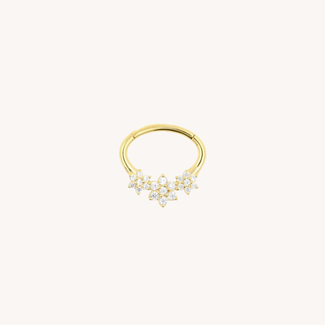 Dear Diary Daisy Dream Click Ring 18K