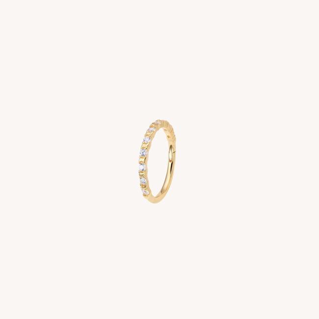 Dew Drop Click Ring 14K