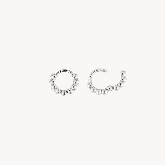 Bubble Click Ring 14K