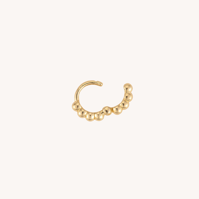 Bubble Click Ring 14K