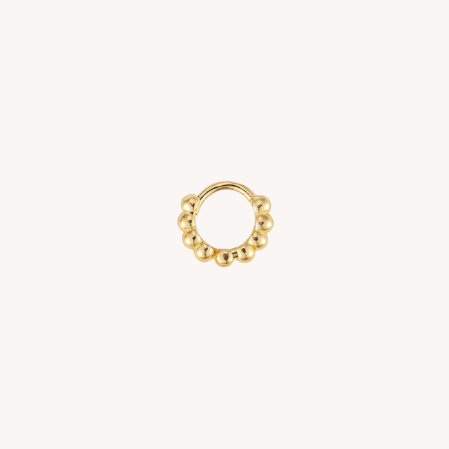Bubble Click Ring 14K
