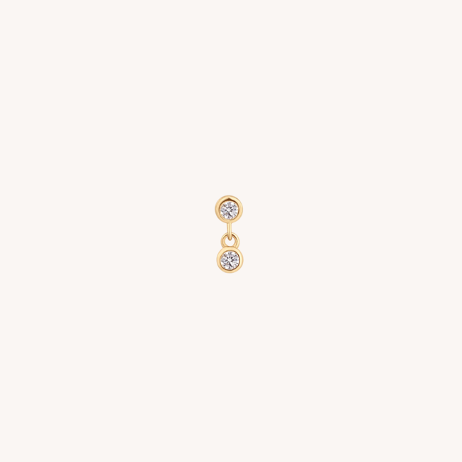 Diamond Drop Piercing 14K