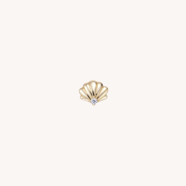Seashell Piercing 14K