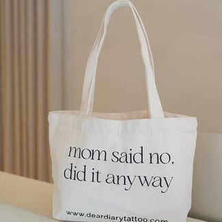 Dear Diary Micro Tote Mom Said No