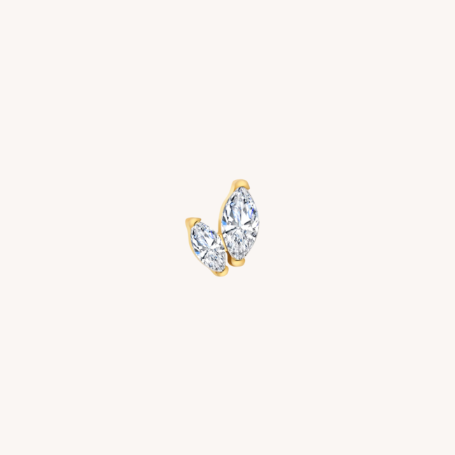 Twofold Piercing Titanium