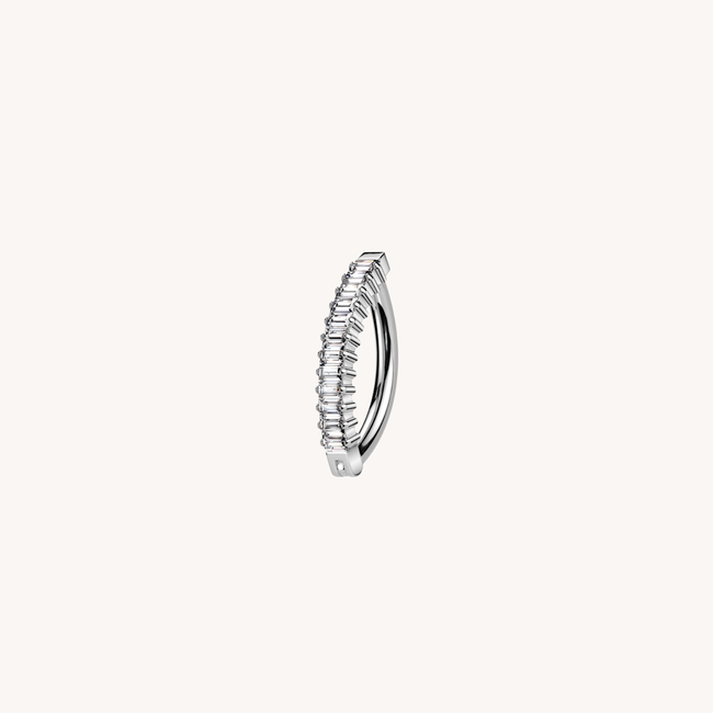 Veda Baquette Click Ring