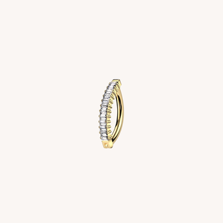 Dear Diary Veda Baquette Click Ring