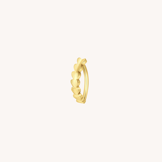 Dear Diary Heart Hug Click Ring Titanium