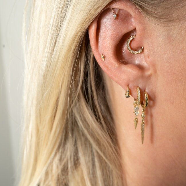 Pia Hidden Helix Piercing 14K