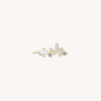 Dear Diary Baquette Burst Piercing Titanium