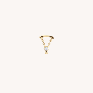 Dear Diary Pia Hidden Helix Piercing 14K