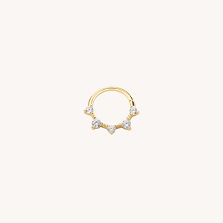Dear Diary Morning Dew Click Ring 14K