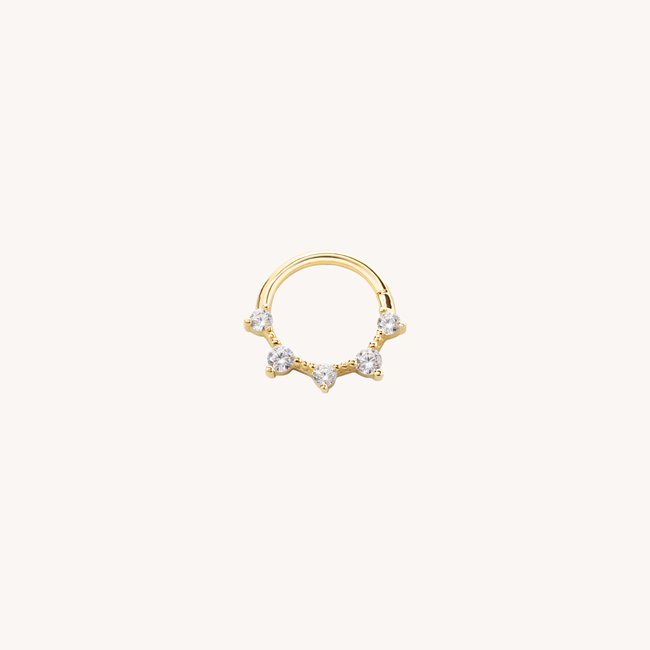 Morning Dew Click Ring 14K