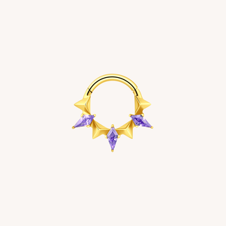 Dear Diary Violet Click Ring Titanium