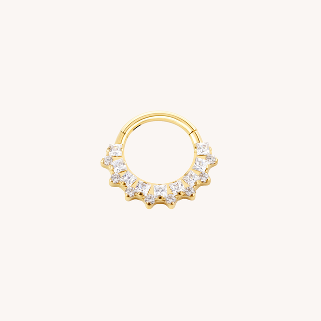 Midnight Mirage Click Ring Titanium