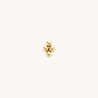 Dear Diary Four Dots Piercing 14K