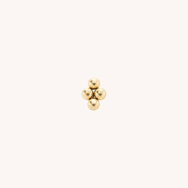 Four Dots Piercing 14K