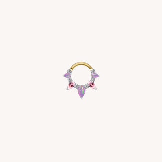Dear Diary Pink Sora Click Ring Titanium
